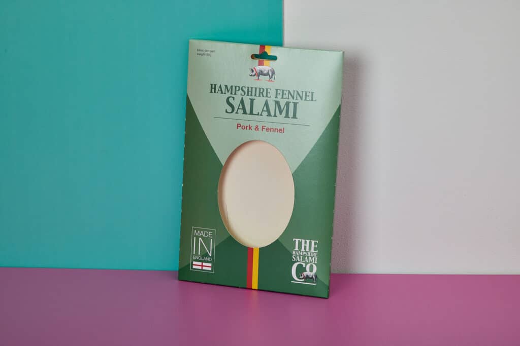 Hampshire Salami charcuterie wallet packaging